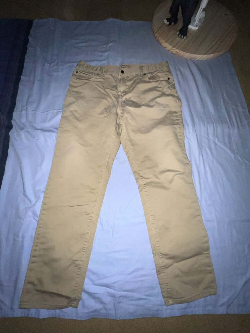 Banana Republic Travel Jean Athletic Fit Khaki Pants 35x32